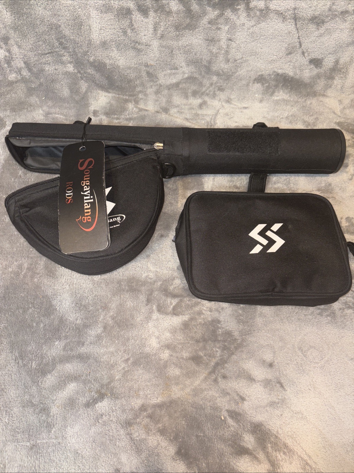 Sougayilang Rods- Rod & Reel Hard Case with Detachable Tackle Box Free Ship