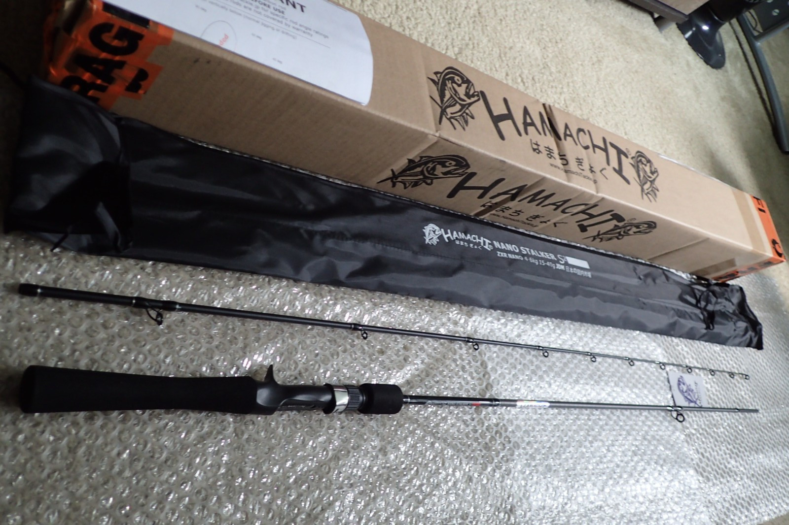 Hamachi Nano Stalker S2 4-6kg / 8 – 14lb Japanese Bass ultra fishing rod CASTING