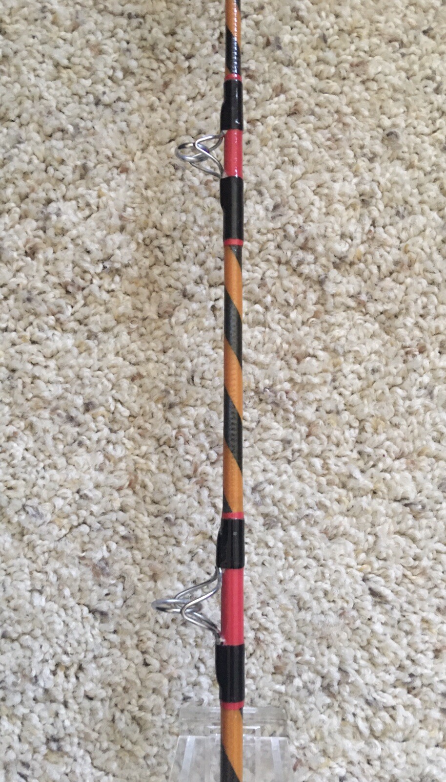**RARE** Kencor Zebra Twist ZB1S Spinning Fishing Rod 6’9” 20-60 lb Test, “NICE”