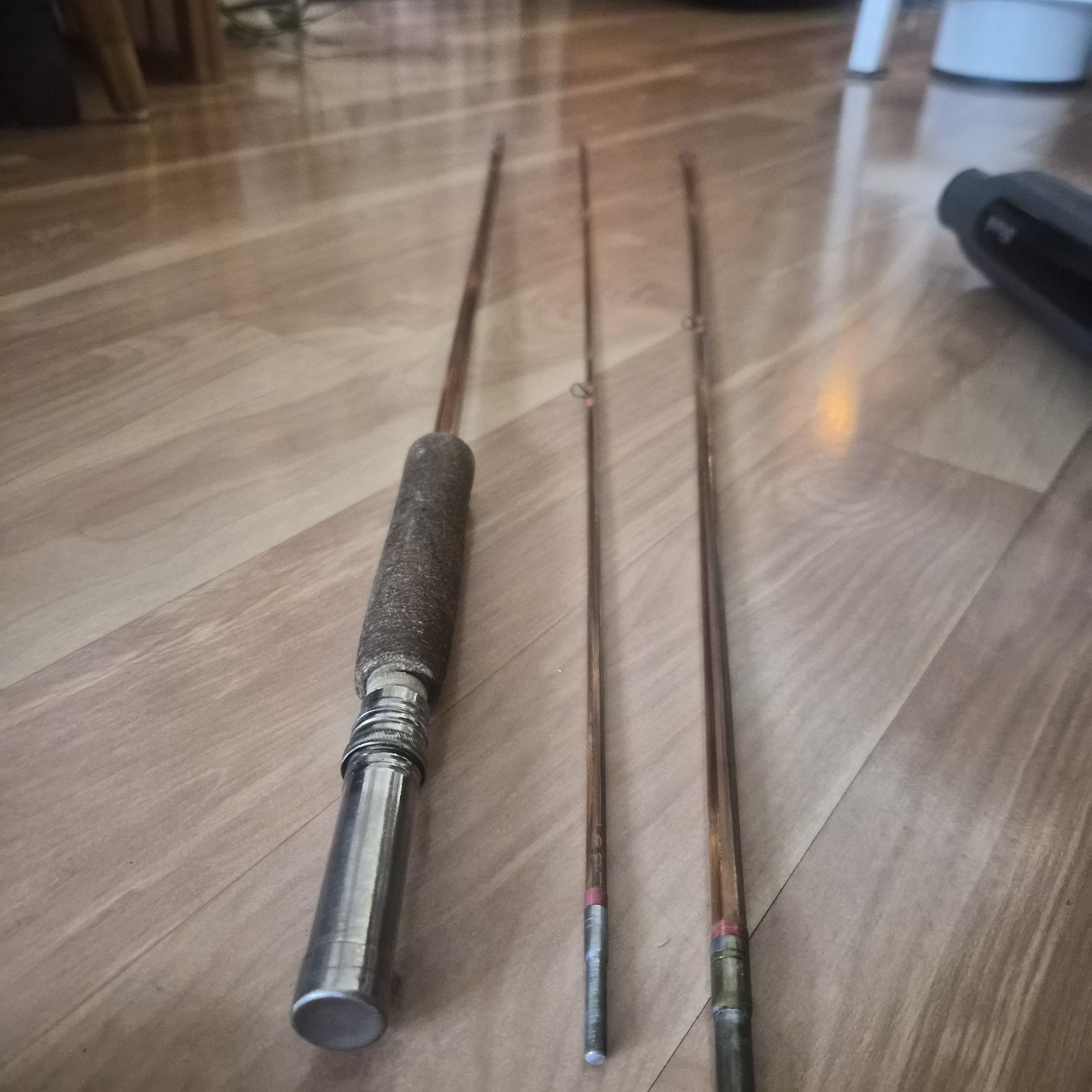 Vintage Shakespeare Bamboo 3-Piece Fly Rod w/ Tube