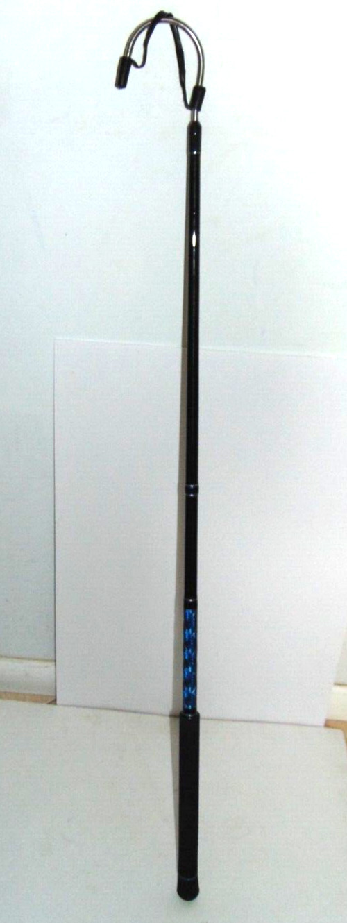 48 inch Gaff Fiberglass Tuna Mahi Wahoo Fishing, Foam Handle, Stainless Hook 4′
