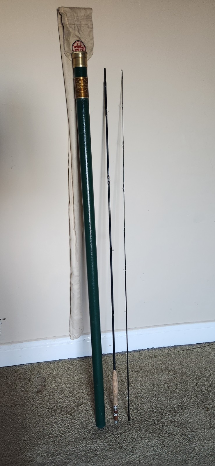 Classic R.L. Winston IM6 9’0″ 4wt 2 Piece Fly Rod Fishing w/tube & sock