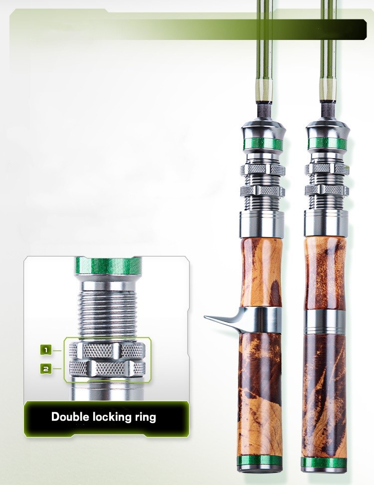 Portable Fishing Rods Carbon Fiber Spinning/casting Rod Carp 5 Sections Travel