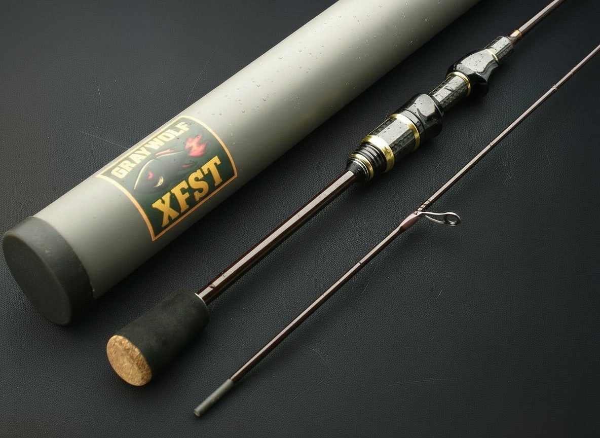 Graywolf XFST – UL Spinning Rod 5’0″ 2-7lbs 2pc – Graphite – Fast action