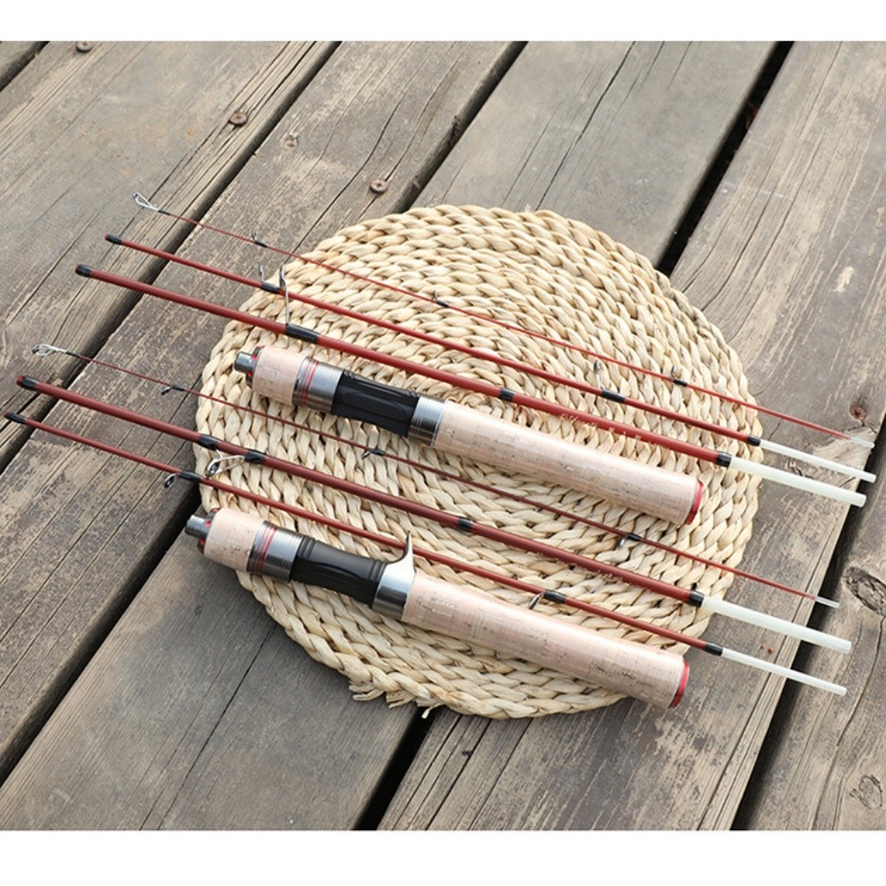 Flexible 1 4m Four Section Fishing Lure Rod for Various Freshwater Fish