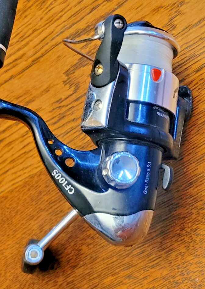 Creekside Fishing CF602MS 2-Piece 6’ Medium Spinning Rod & CF100S Reel Combo