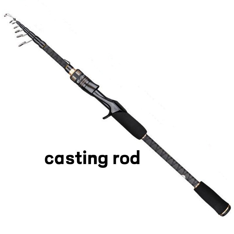 Telescopic Fishing Rod Carbon Fiber Travel High Sensitive Rods Fast Action Pole