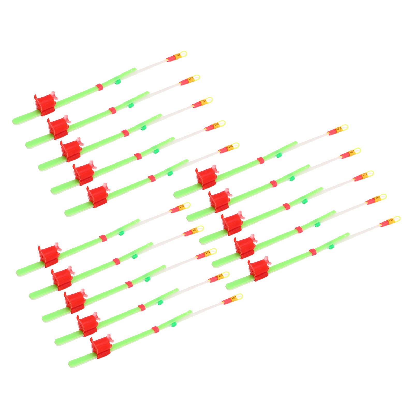 ­15 Pcs Ice Fishing Rod Top Rod Tip Winter Fishing Pole Sheet Pole End Double