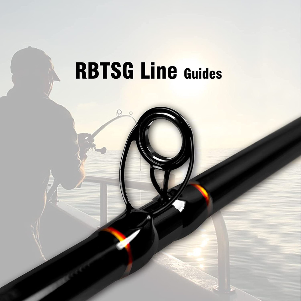 Travel Casting Rod Saltwater Offshore Jigging Trolling Heavy Fishing Pole 6/7/8″
