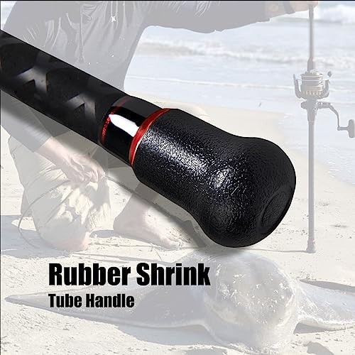 Lightweight Graphite Travel Fishing Rod – 2-Piece/4-Piece Surf Spinning Rod