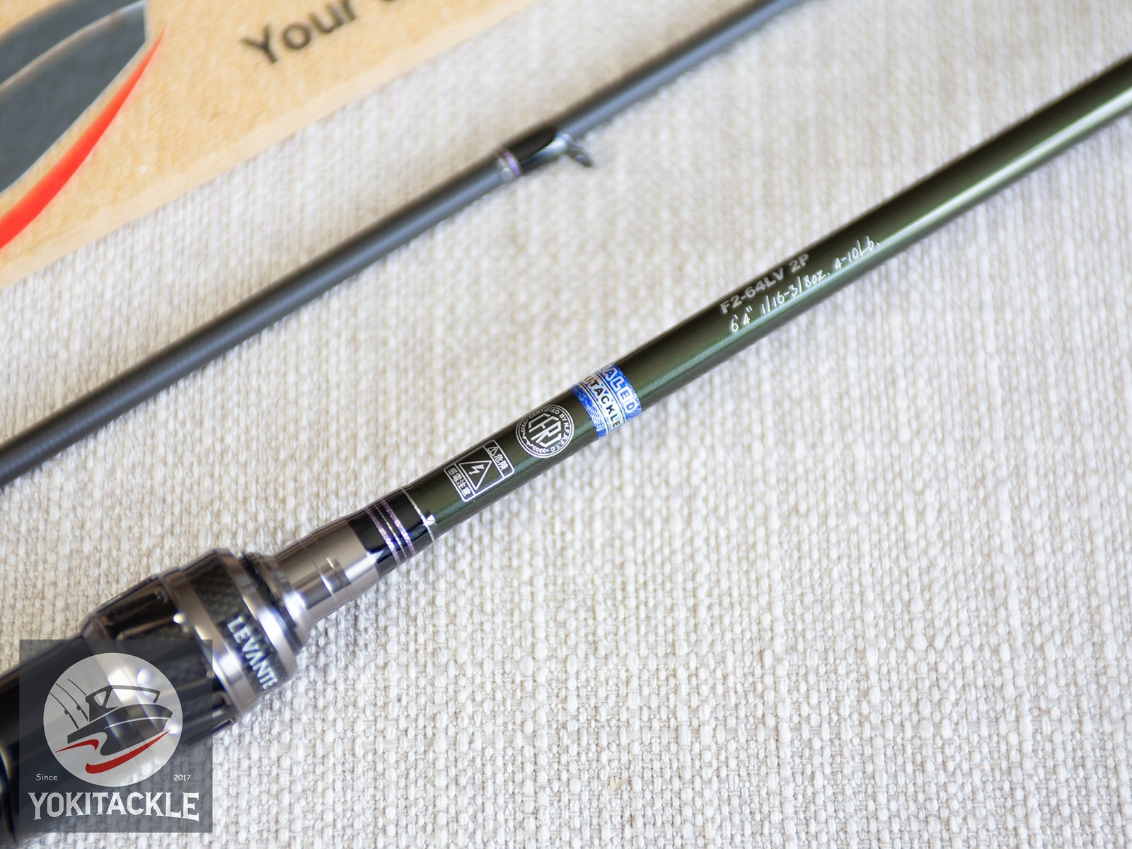 Megabass LEVANTE JP F2-64LV 2P Baitcasting Rod Shipping from JAPAN