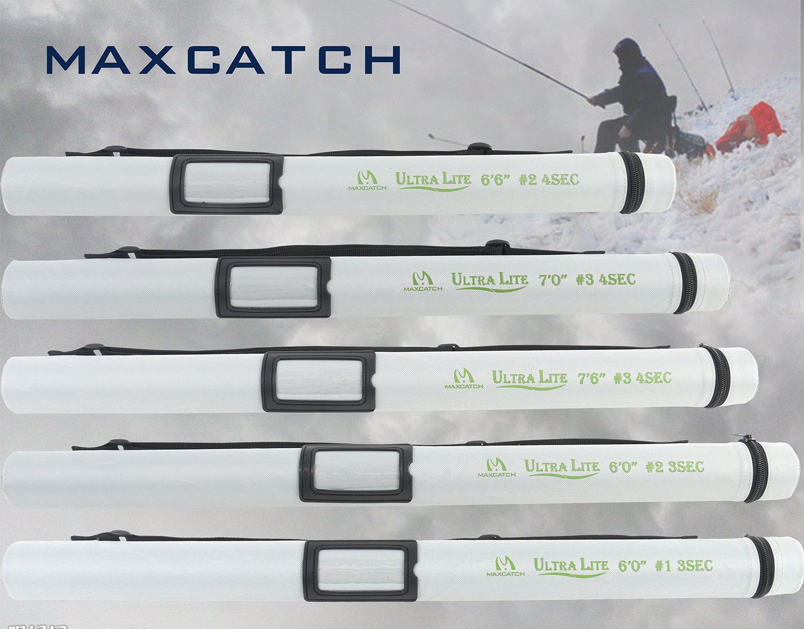 Maxcatch Design Ultra Light Mountain Stream Fly Rod for 1/2/3 to Wait for Carbo