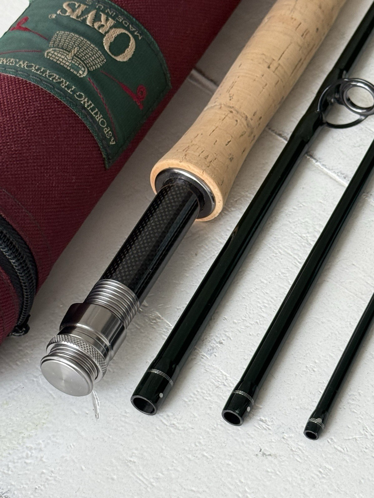 **BEAUTIFUL** ORVIS TRIDENT TLS F POWER MATRIX 6wt 9’ft Fly Rod!🔥~EXCELLENT~🔥