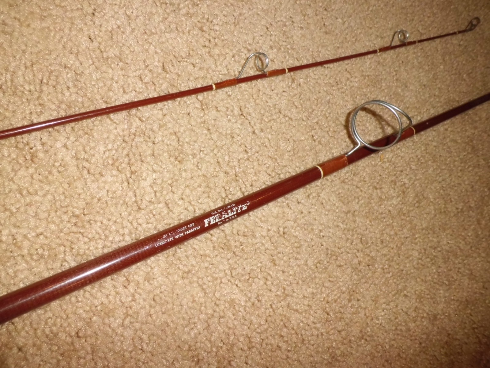 Vintage FENWICK FS70 Spinning 7′ Rod made in USA- 4-10 lb test