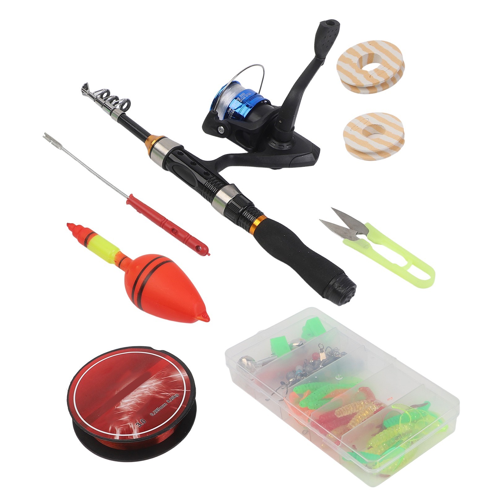 Carbon Telescopic Rod and Reel For Combo Lightweight for Fishing Trips
