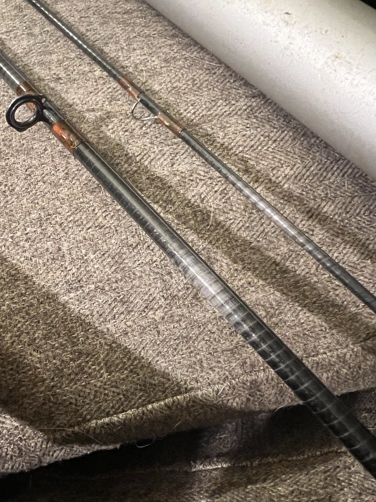 Orvis graphite fly rod 9.5’ 3 5/8 Oz #8 Line