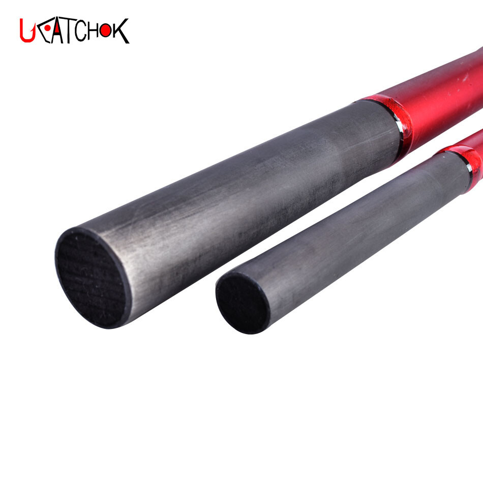 Surf Casting Fishing Rod 3-Piece Carbon Fiber Travel Rod Portable~14 ft