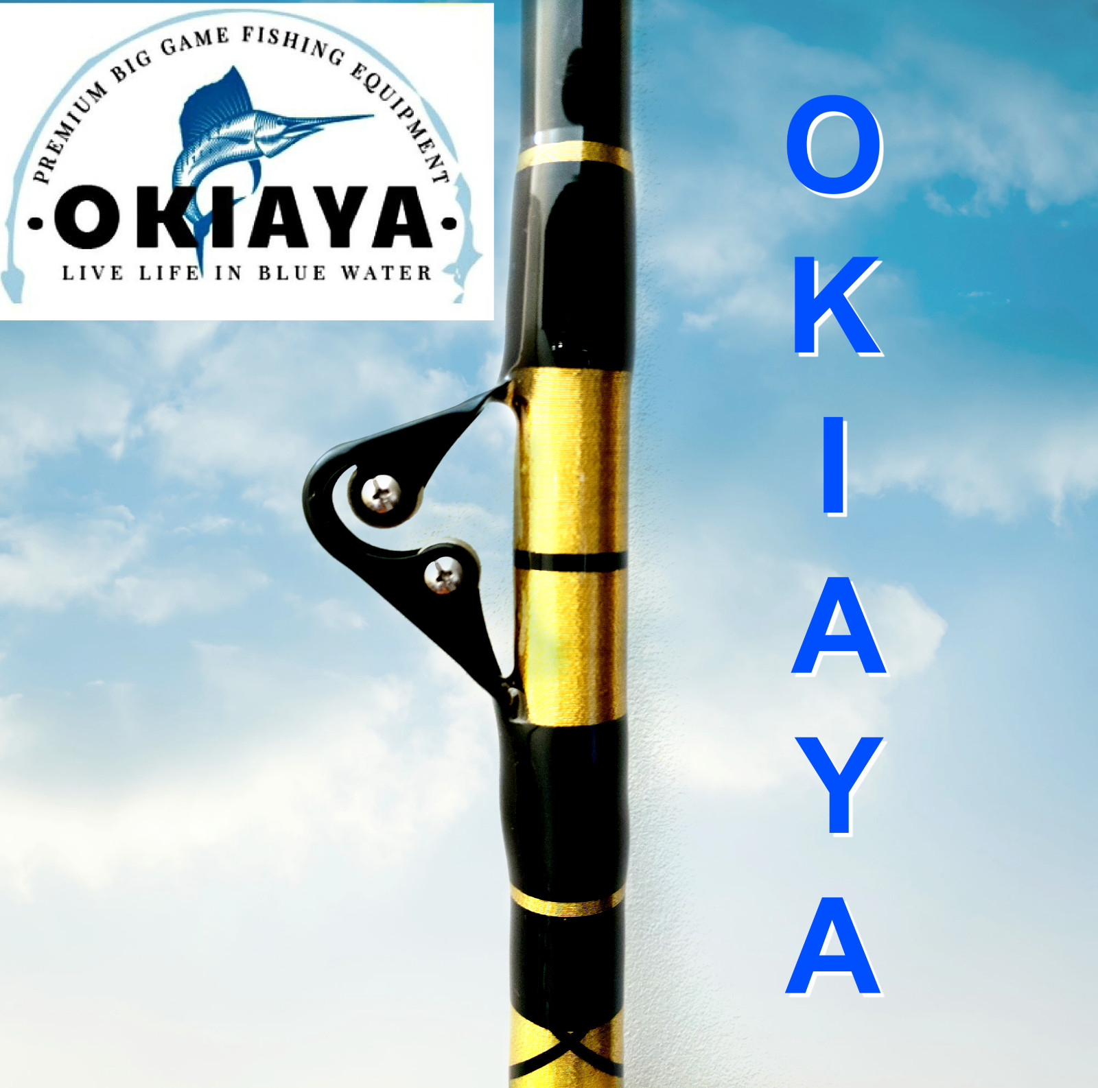 OKIAYA COMPOSIT 30-50LB “The Slayer” Saltwater Big Game Roller Rod