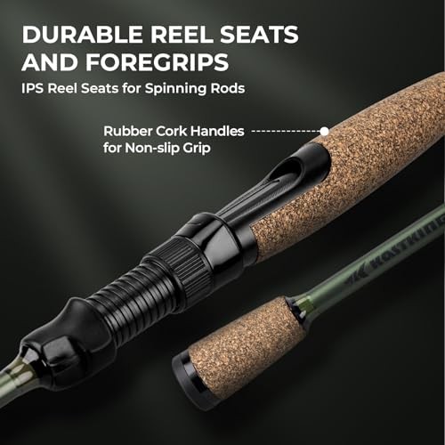 Spartacus II Twin-Tip Fishing Rod and Reel Combo, Spinning & Casting Combo,
