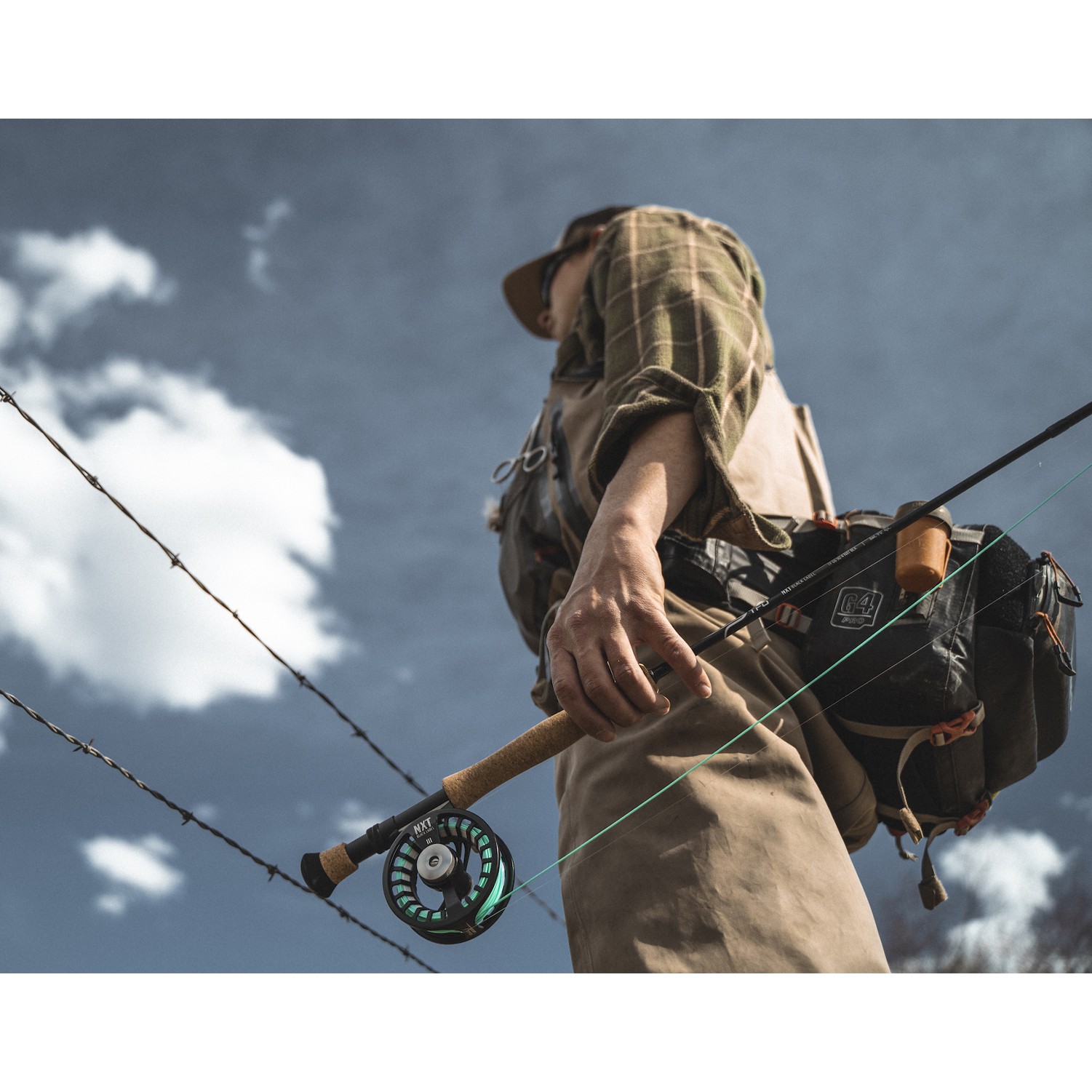 TEMPLE FORK OUTFITTERS NXT Black Label 8 wt 9ft 4-Piece Fly Fishing Rod ONLY