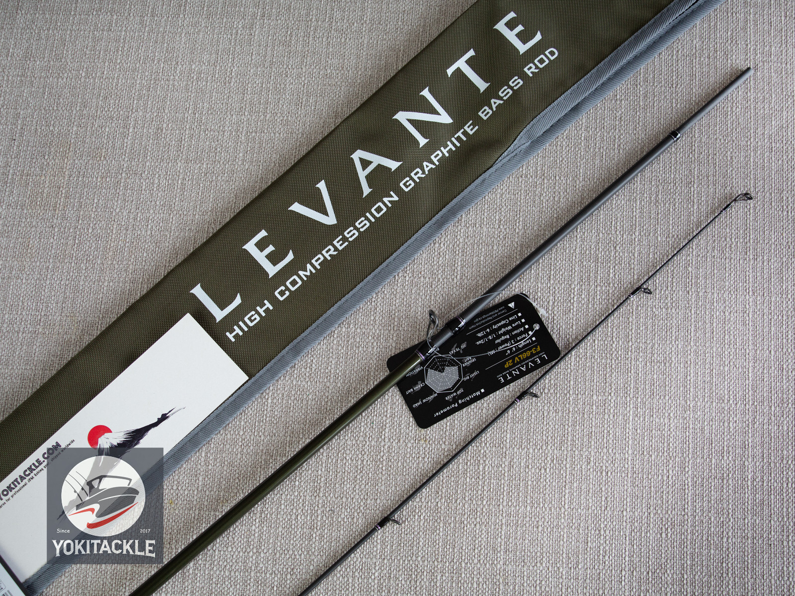 Megabass LEVANTE JP F3-66LV 2P Baitcasting Rod Shipping from JAPAN
