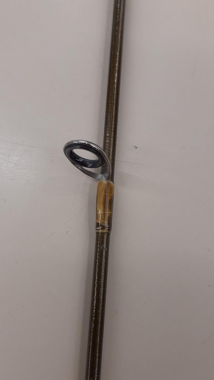 RodioCraft Meister Bronze Wolf Trout Fishing Rod 6ft2in, Guide Damage, Case