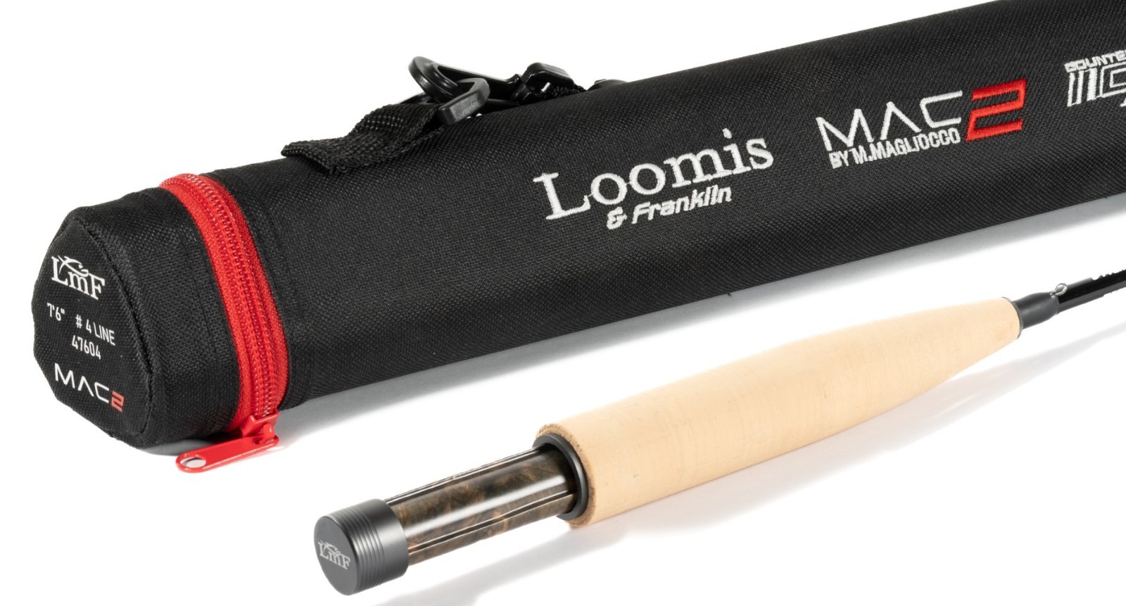 Loomis Franklin Mac2 7ft 6 3 wt extra fast fly rod 2 tips fly line for TLT Cast