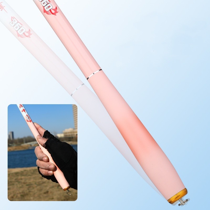 1X Ultra-short section ultra-light carbon fiber 43cm fishing rod fishing gear
