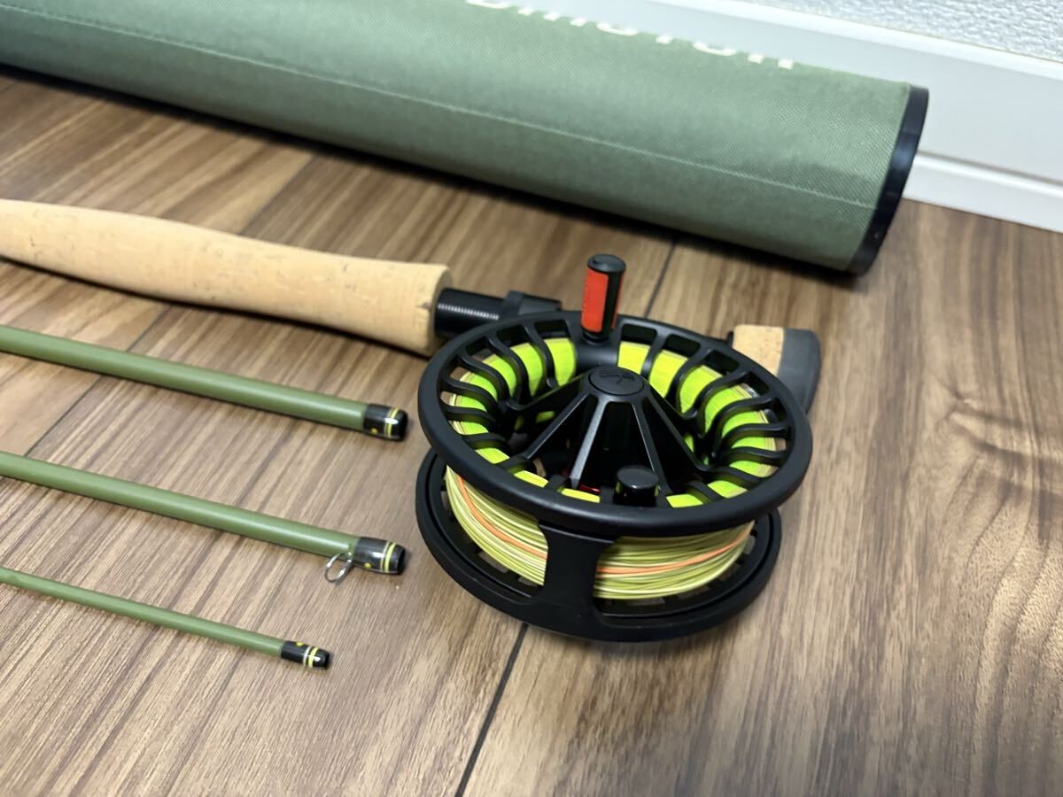 [Unused] Redington Field Kit Euro Nymgh 3100-4 Beginner Set 10ft #3 Fly Rod