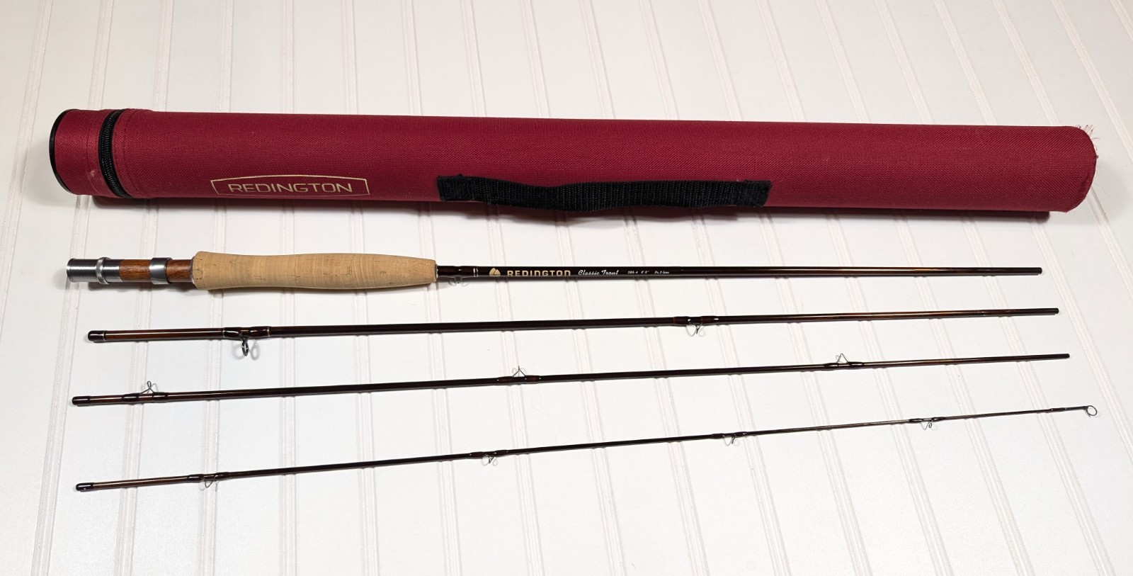 Redington Classic Trout Rod 8.5 ft 5wt Fly Rod 586-4 Piece w/Tube READ