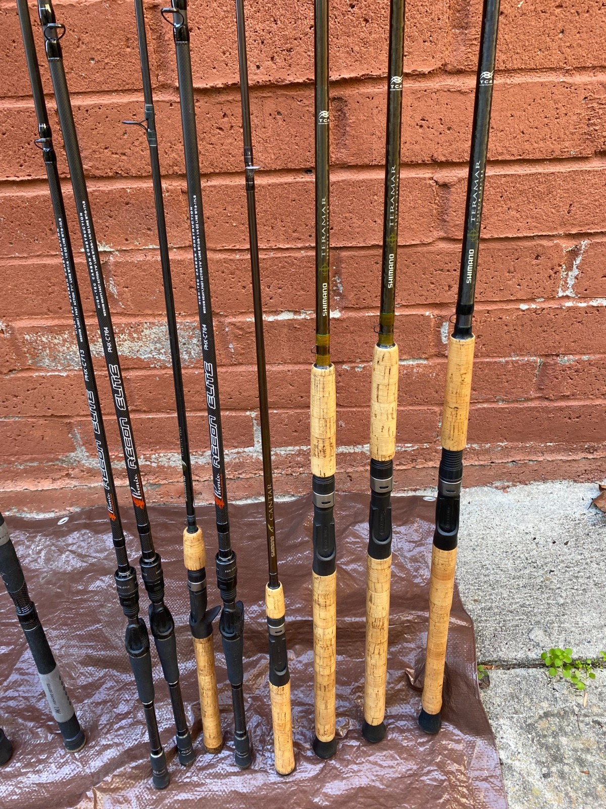 24 Fishing Rods Calstar Shimano Phenix Kencor