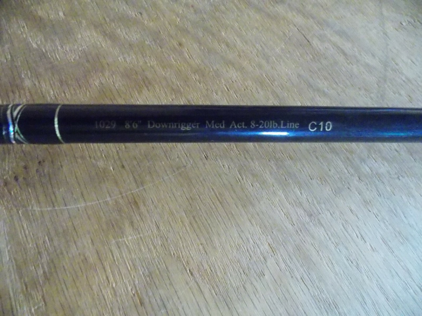 Bass Pro Shop 8-1/2′ POWER PLUS Trophy Class Downrigger Rod Med 8-20lb 2/24