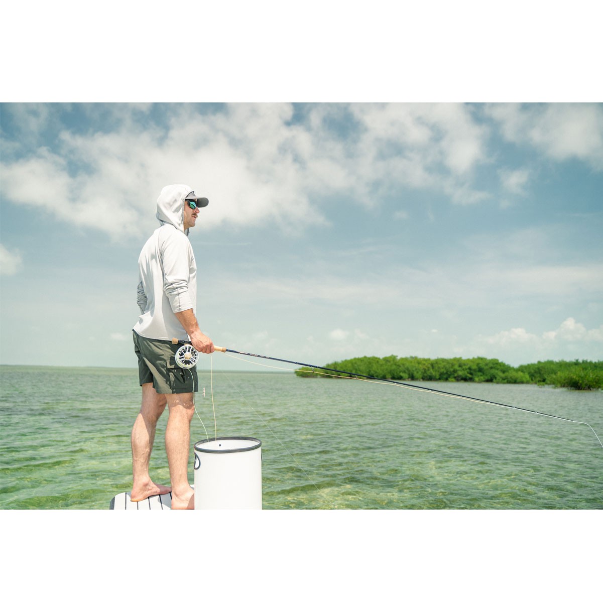 TFO Mangrove Coast 9wt 9ft 4pc Fly Fishing Rod with Rod Sock and Rod Tube