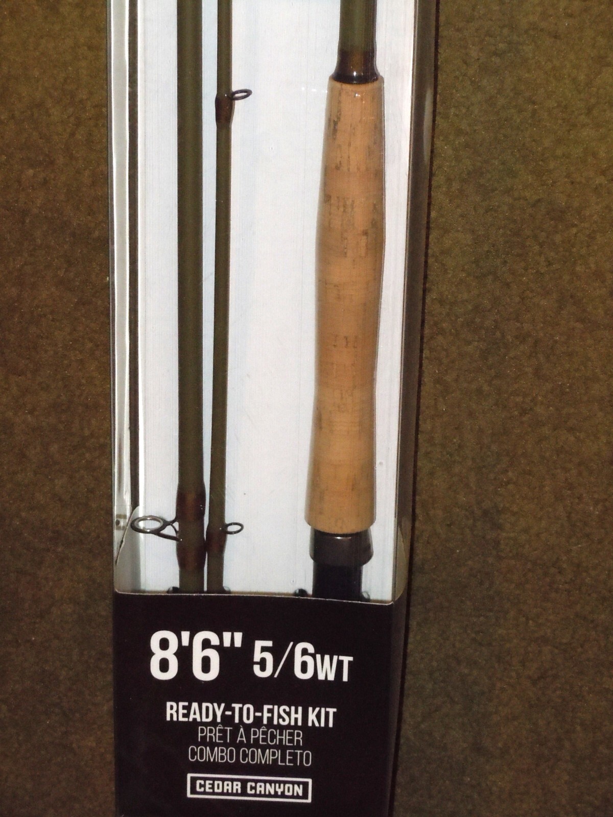 New Shakespeare Cedar Canyon Stream Fly Rod Kit 8’6” 5/6wT Moderate Action