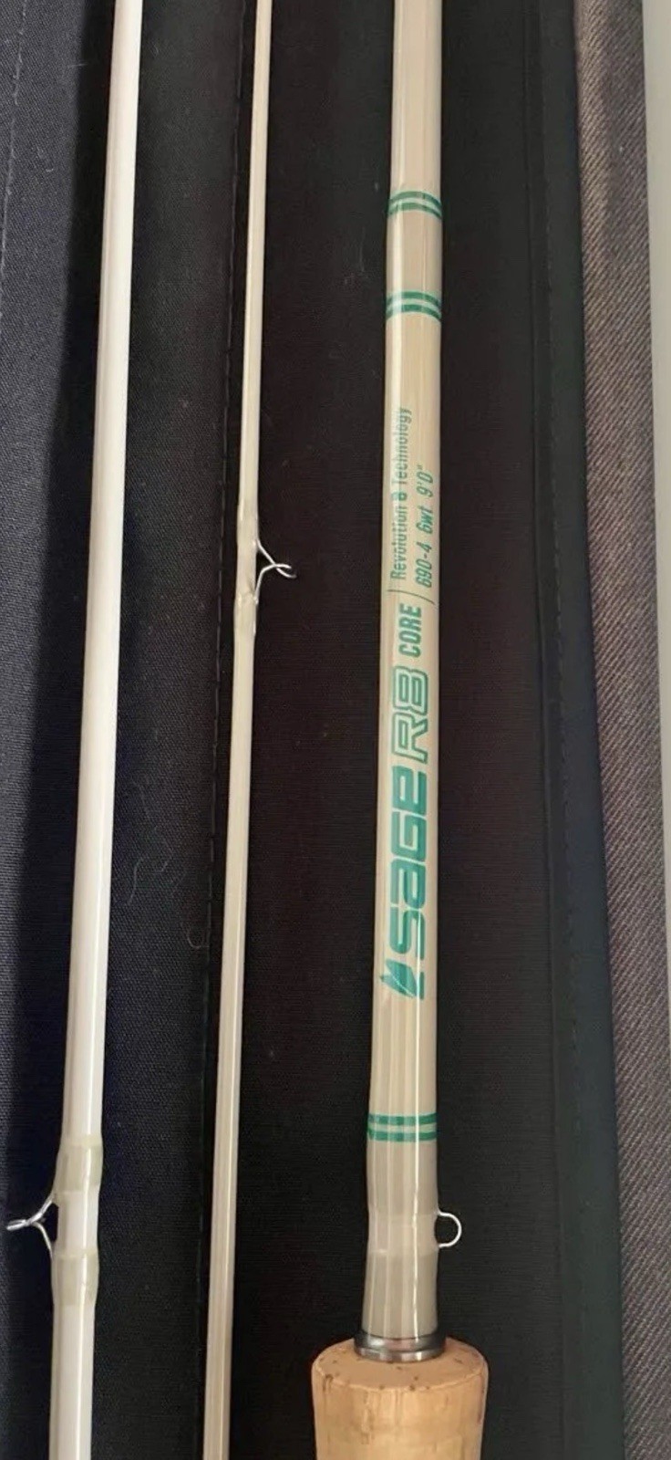 Sage R8 CORE Limited Edition Retro Grey 690-4 Fly Rod Free shipping DDP