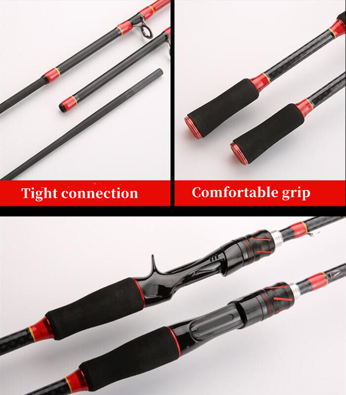 Trout Fishing Rod Carbon Fiber Spinning/casting Rod 1.65m/1.8m Carp Fishing Pole