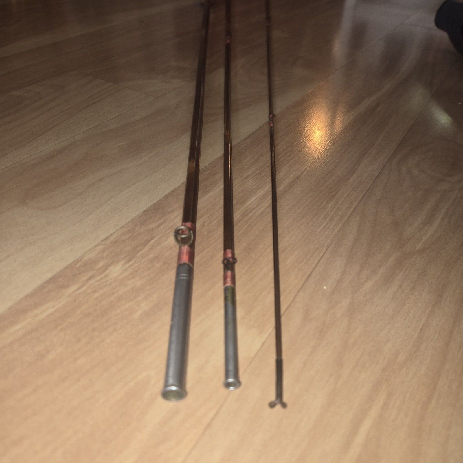 Vintage Shakespeare Bamboo 3-Piece Fly Rod w/ Tube