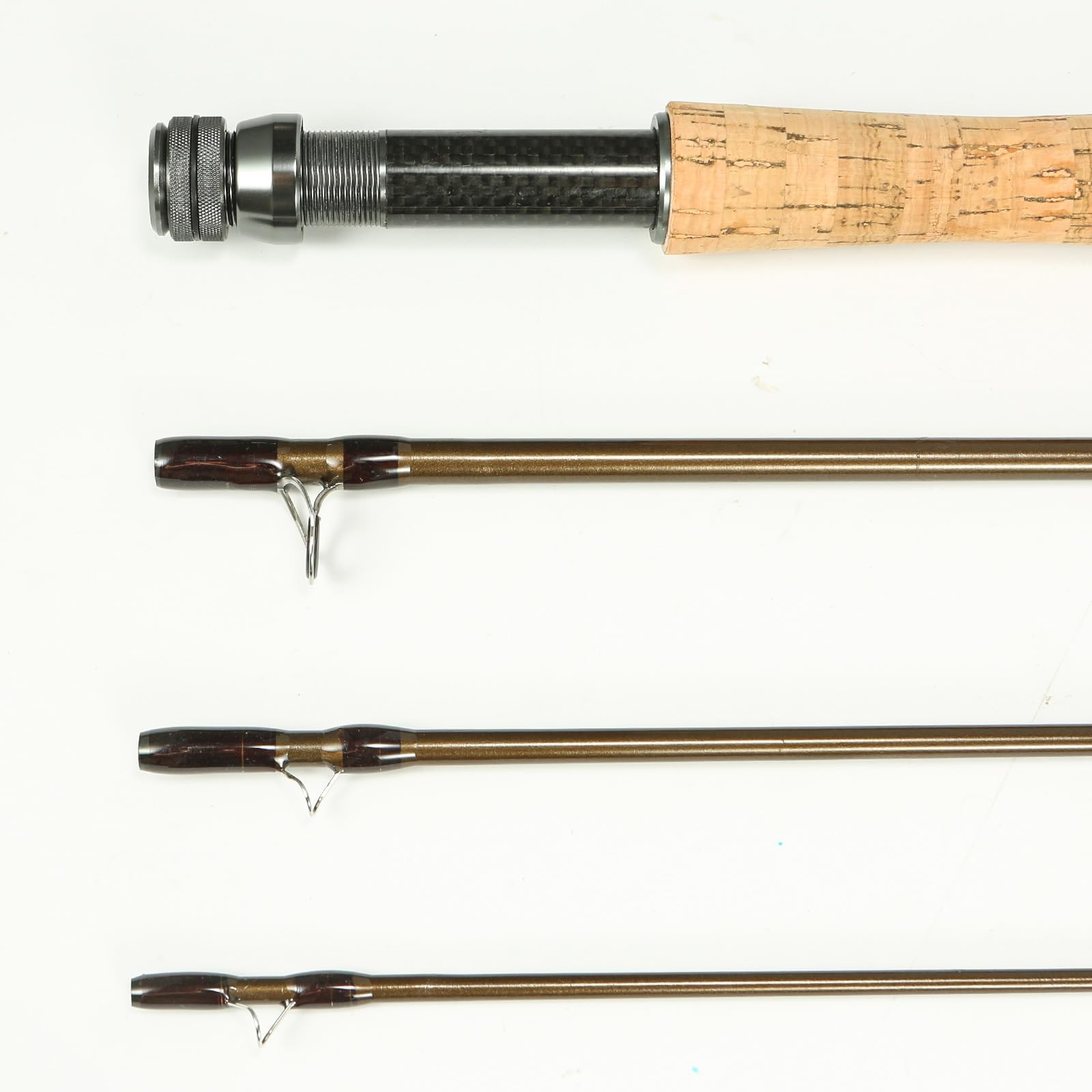 Fly Fishing Rod, Carbon Fiber, 9ft to 10ft, 3/4wt to 5/6wt, 4 Piece Sections, Li