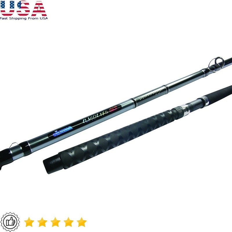 Durable 8ft Casting Rod Salmon Striper E-glass Blank Stainless Steel Guides New