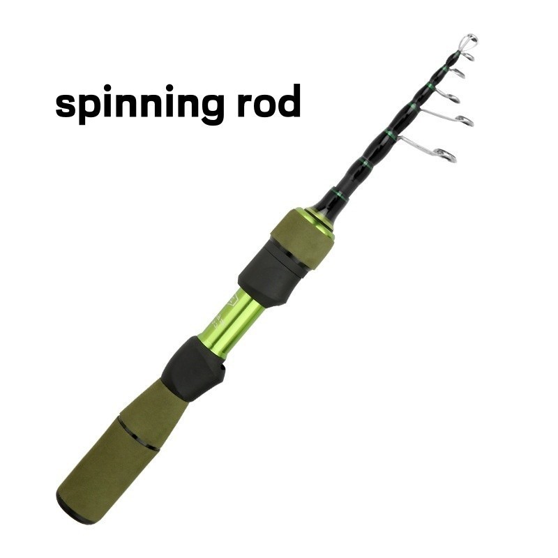Telescopic Fishing Rod Carp Carbon Fiber Rod Spinning Casting Fast Action Pole