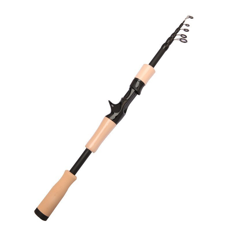 Ultra-Light Fishing Rod Carbon Fiber Spinning Casting Pole Handle Telescopic Rod