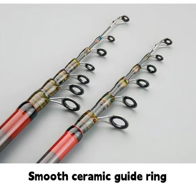 Telescopic Fishing Rods Spinning Casting Rod Carbon Fiber Rod Bass Ultra Light