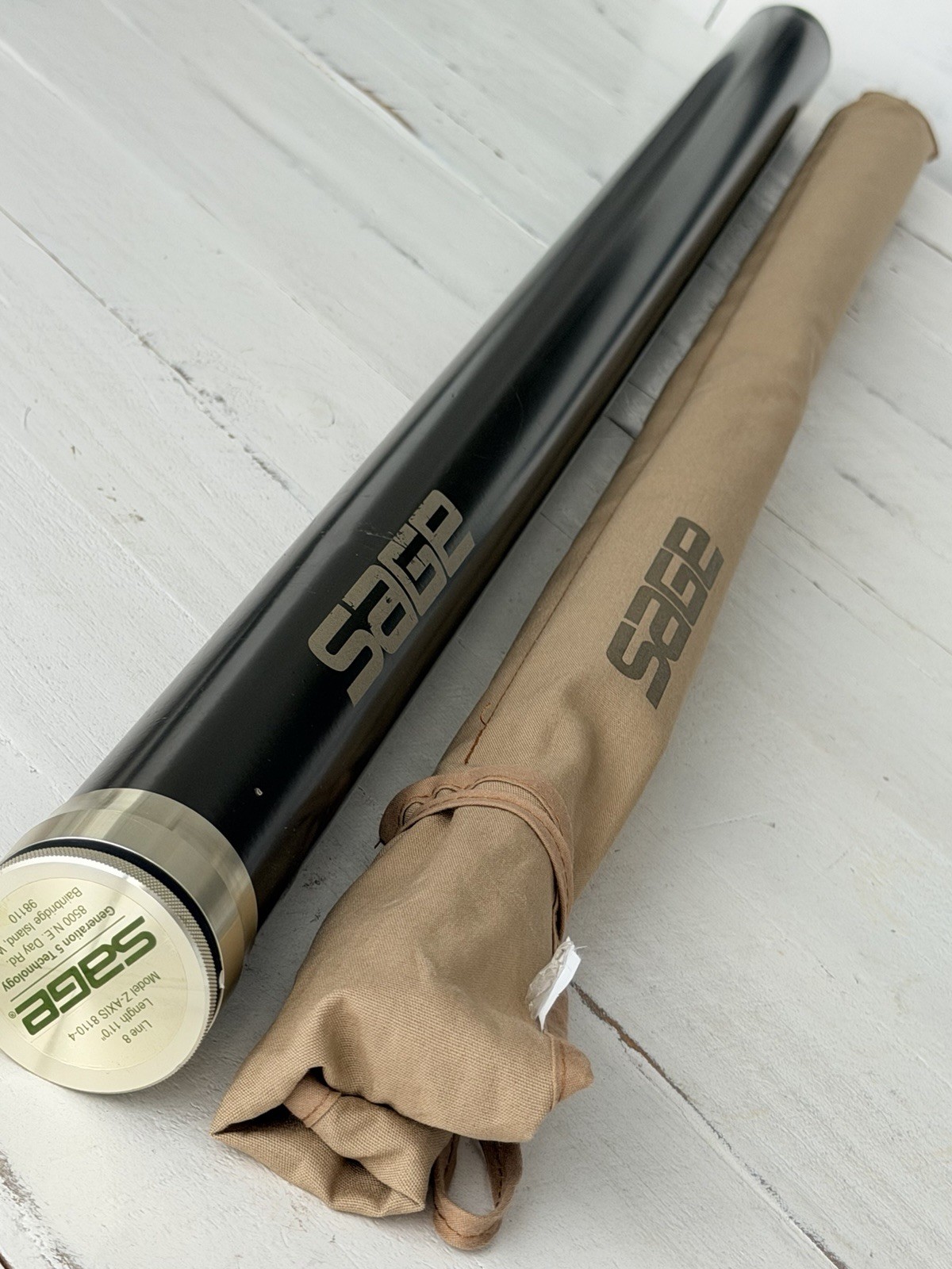 **BEAUTIFUL** 🔥 SAGE Z-AXIS Switch/Spey 8wt. 11’ft~4pc FlyRod!! ~LEGENDARY~ 🔥