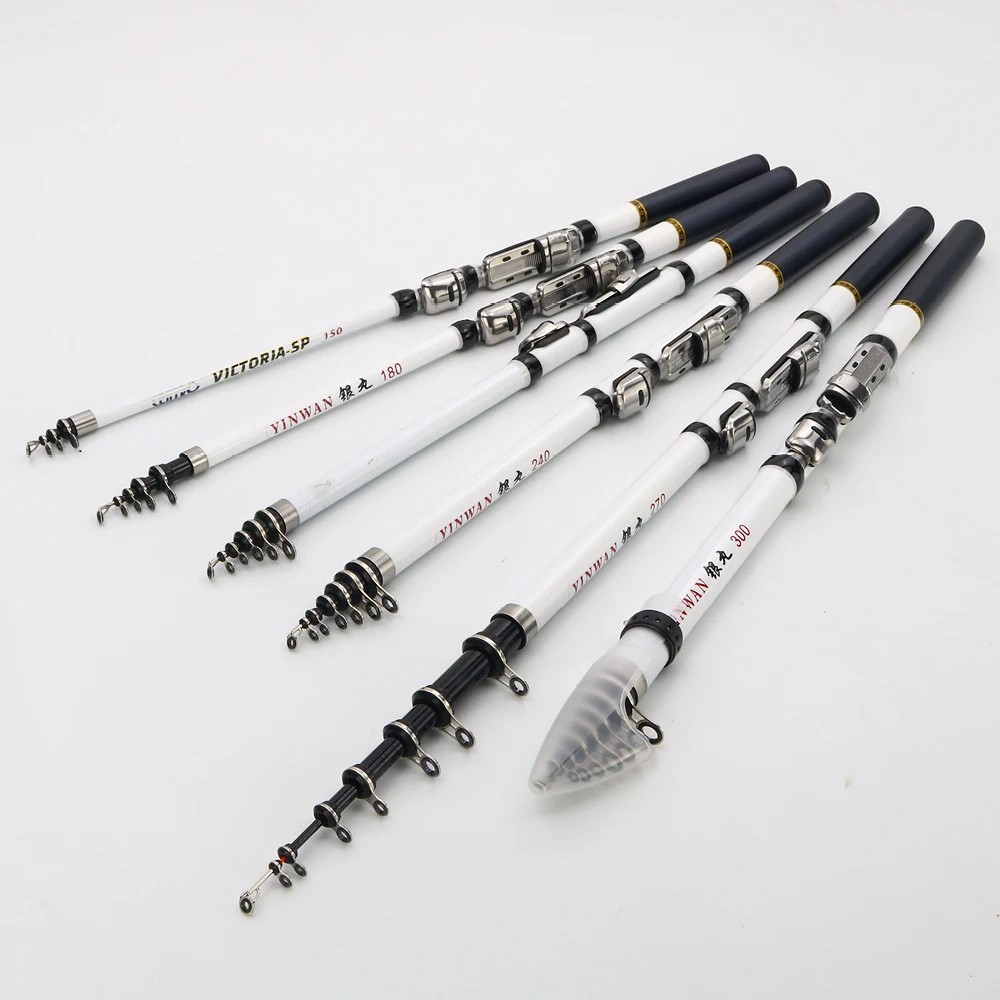 Telescopic Carbon Fishing Rod 🎣 Portable Rock & Travel Spinning Feeder Pole