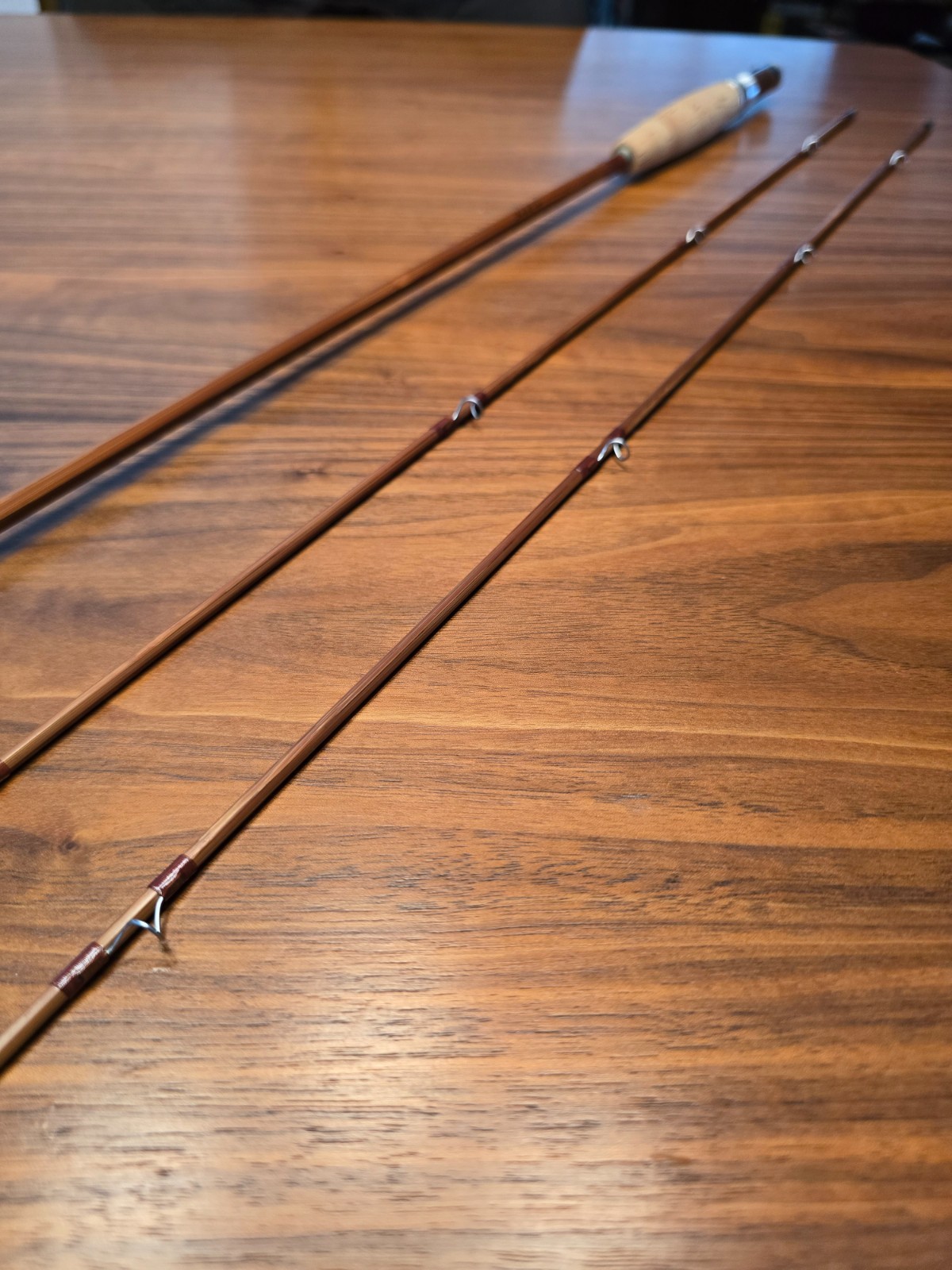 Orvis Impregnated Battenkill Bamboo Fly Rod 7’ – 3 3/8 oz. 6wt. W/ Tube & Sock.
