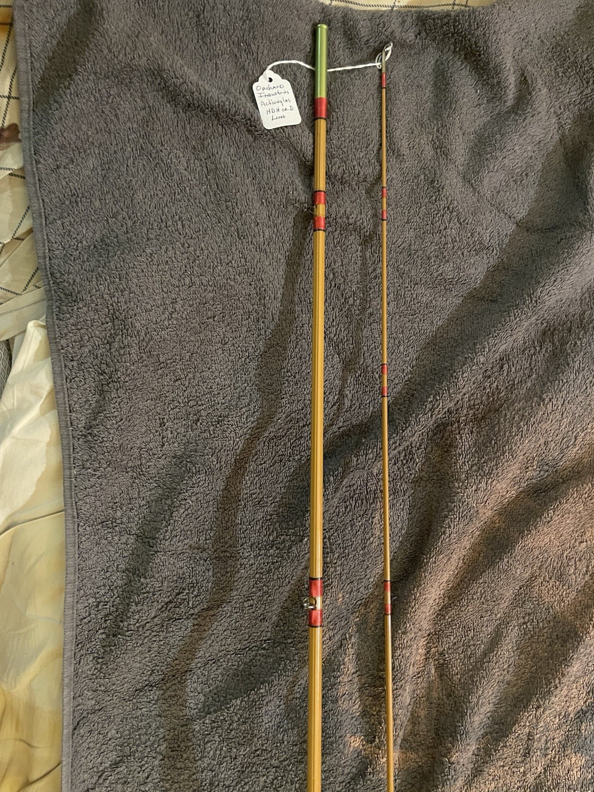 Orchard Industries Actionglas Fly Rod 8’6″ w Original Sock-New W Plastic