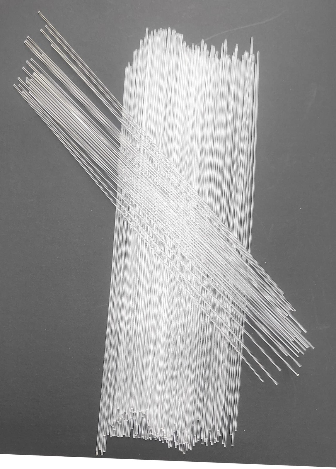 100pcs 1/16 x 12in Acrylic Dowel Rods Sticks, Clear Round Plastic Rods PLS902…