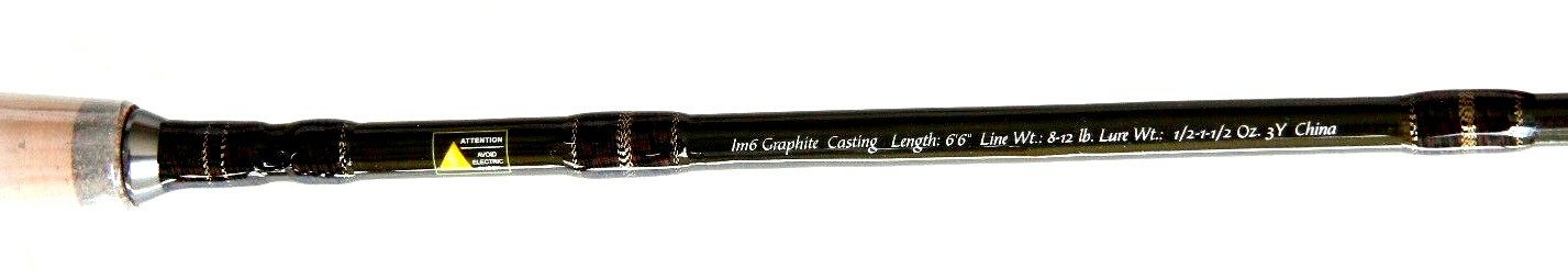 1-PC 6’6″ Graphite Casting Kayak Rod – Value of $130 – $38.99