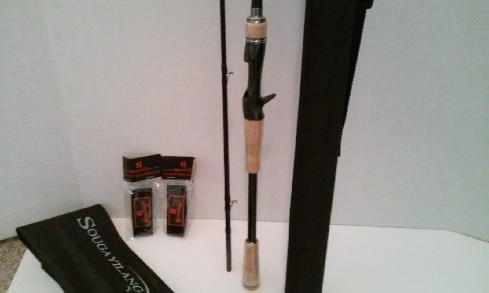 SOUGAYILANG Casting 7′ Medium Heavy BAITCASTING FISHING ROD w/Case/Rod Wraps NEW