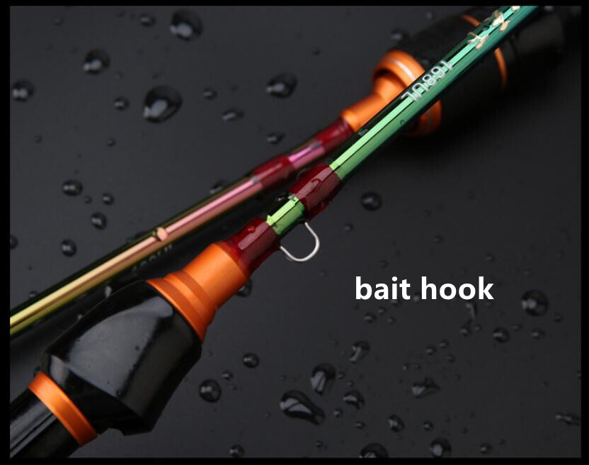 Fishing Spinning Rod 1.68M/1.8M Carbon Fiber Two Solid Tips Casting Fishing Rod